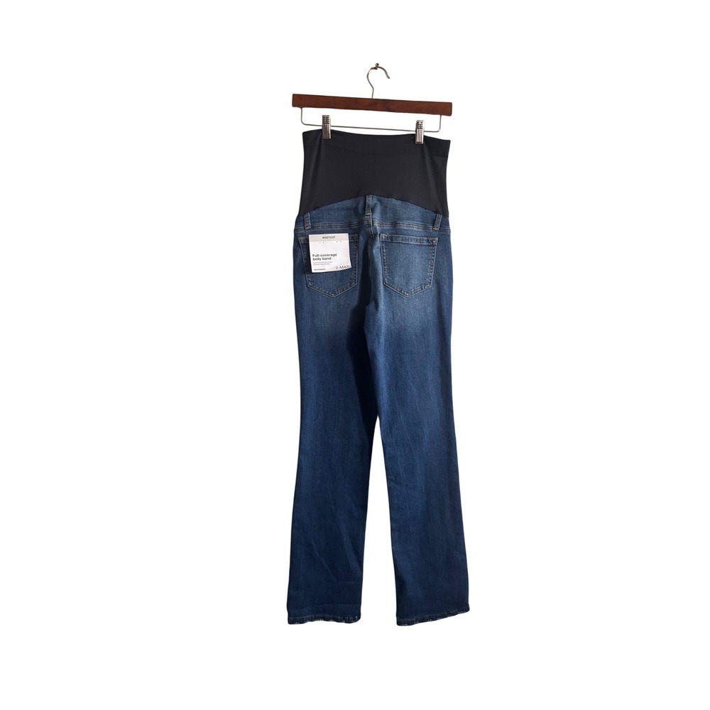 Sonoma Goods For Life Maternity Bootcut Jeans Medium Wash Distressed Size 2 MAT‎ - Picture 7 of 7